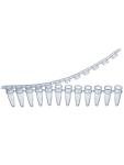 MUHWA 0.2ml PCR Tubes, Flat Cap Strip of 12