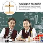 Wooden Retort Stand with Funnel Support for Labs