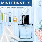 80 Pcs Mini Plastic Funnels for Lab and Kitchen