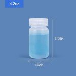 20 Pcs Clear Plastic Reagent Bottles - 4 oz