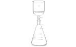 Borosilicate Glass Buchner Funnel & Erlenmeyer Flask