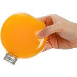 24 Pack 10 Oz Reusable Plastic Bottles with Caps