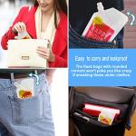 6 Pack Reusable Plastic Drink Pouches with Funnel