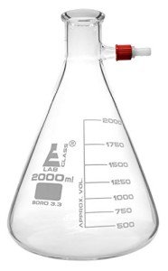 EISCO 2000ml Borosilicate Glass Filtering Flask