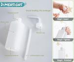 Melphoe 3-Pack 500ml Squeeze Wash Bottles