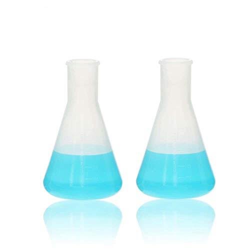ULAB 250ml Conical Polypropylene Erlenmeyer Flask – 2 Pack
