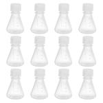 12-Piece 25ml Narrow Mouth Erlenmeyer Flask Set