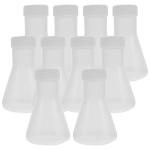 50ml Plastic Erlenmeyer Flask Set - 10 Pcs