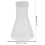 50ml Plastic Erlenmeyer Flask Set - 10 Pcs