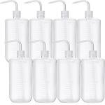 8-Pack 1000ml Plastic Squeeze Bottles for Lab