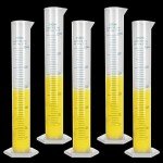 250ml Plastic Graduated Cylinder Set - 5 Pack