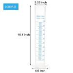 4 Pack 1000ml Plastic Graduated Measure Cylinders