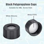 ESHATO 100 Pack 4ML Amber Autosampler Vials