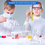 10-Pack 100ml Transparent Graduated Measuring Cylinders