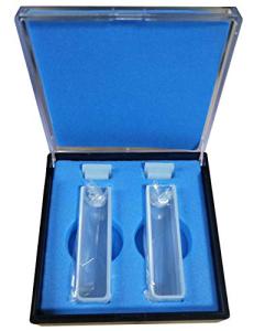 Quartz Cuvettes for Spectrophotometers - 2 Pack