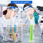 10-Pack 100ml Transparent Graduated Measuring Cylinders