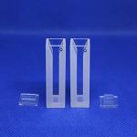 Quartz Semi-Micro Cuvettes with Lid (2pcs)