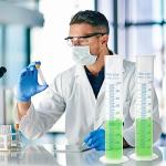 4 Pack 1000ml Plastic Graduated Measure Cylinders