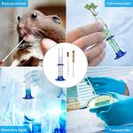 50ML Thick Glass Graduated Cylinder with Base & Brush