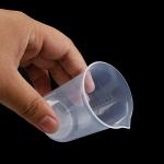 Waziaqoc 100ml Plastic Graduated Beakers - 3 Pack