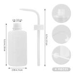 4 Pack 250ml Plastic Tattoo Wash Bottles