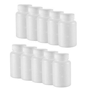 Plastic Lab Chemical Reagent Bottles - 100ml (10pcs)
