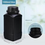 34 oz Plastic Lab Reagent Storage Bottle