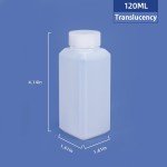 4oz Plastic Lab Chemical Reagent Bottles (2 Pack)