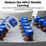Autosampler Vials 2ml with Blue Screw Caps, 100pcs