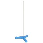 Stonylab Triangular Lab Stand with Support Rod