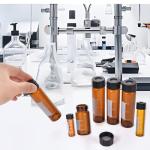 ESHATO 100 Pack 4ML Amber Autosampler Vials