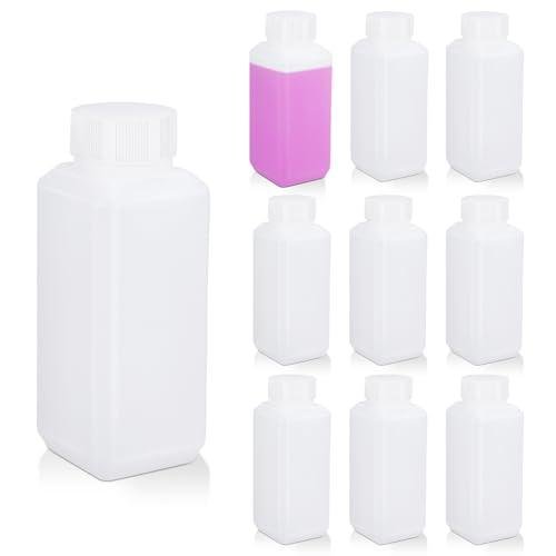 UMETASS 4oz Plastic Reagent Bottles - 10 Pack