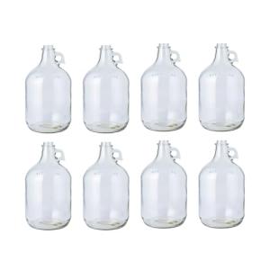 Clear Glass Jug, 1 Gallon (Pack of 8)