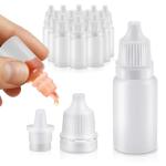 50 Pack 5ml Plastic Dropper Bottles with Caps
