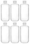 EISCO 6-Pack 500ml Narrow Mouth Reagent Bottles