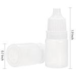 150 Pcs 5ML Plastic Dropper Bottles Set