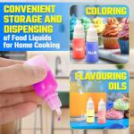 50 Pack 5ml Plastic Dropper Bottles with Caps