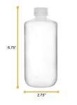 EISCO 6-Pack 500ml Narrow Mouth Reagent Bottles