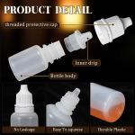 Umigy 200 Pcs Small Plastic Dropper Bottles