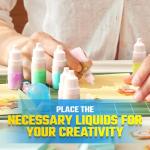 50 Pack 5ml Plastic Dropper Bottles with Caps