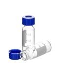 QWORK 2mL Borosilicate Glass Autosampler Vials, 100 Pcs