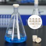 Labasics 10-Pack Natural Rubber Stopper for Lab Glassware