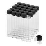 30ml Clear Glass Vials with Screw Caps - 25PCS