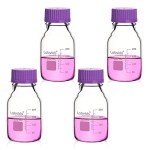 250ml Round Media Storage Bottles - Set of 4