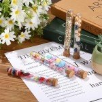 100PCS Glass Test Tubes with Cork Stoppers