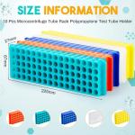 10 Pcs Double-Sided Microcentrifuge Tube Rack