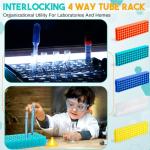 10 Pcs Double-Sided Microcentrifuge Tube Rack