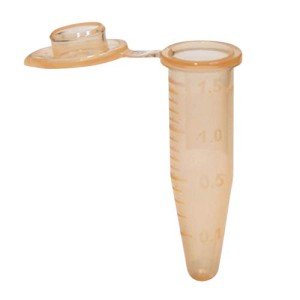Orange Microcentrifuge Tubes, 1.5/1.7ml, Box of 500