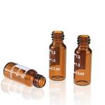 Amber 2 ML Autosampler Vials with Black Caps
