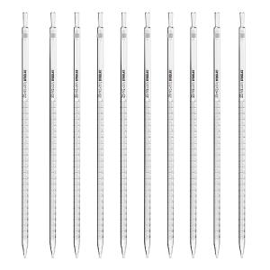 25ml Glass Graduated Pipette Set - 10 Pieces